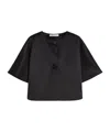 Max Mara Button Jacket In Black