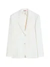 Max Mara Button Jacket In White