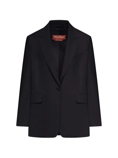 MAX MARA BUTTON SINGLE-BREASTED BLAZER