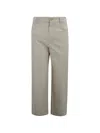 Max Mara Button Trousers In Gray
