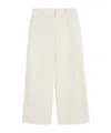 Max Mara Button Trousers In Neutral