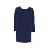 Max Mara Button-cuff Mini Dress In Multi