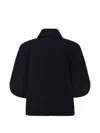 Max Mara Buttoned Collared Jacket In Black
