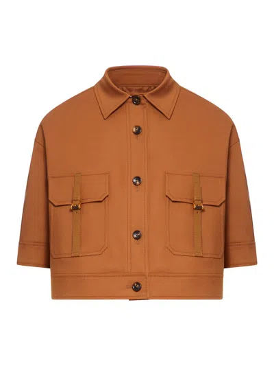 MAX MARA MAX MARA BUTTONED CROPPED JACKET