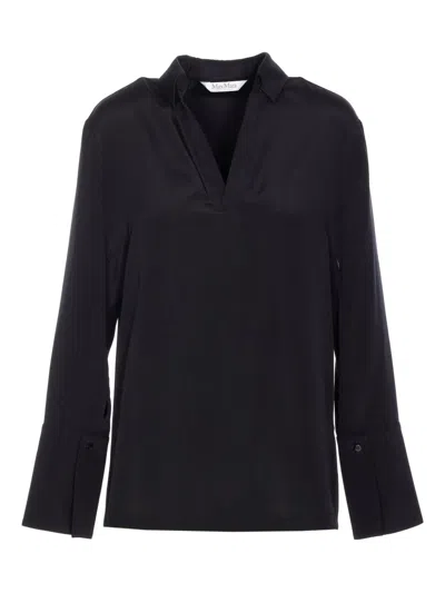 MAX MARA BUTTONED-CUFF TUNIC TOP
