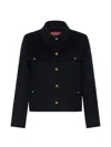 Max Mara Long-sleeved Casual Jacket In Blue