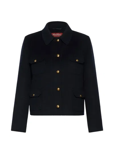 MAX MARA BUTTONED FITTED JACKET