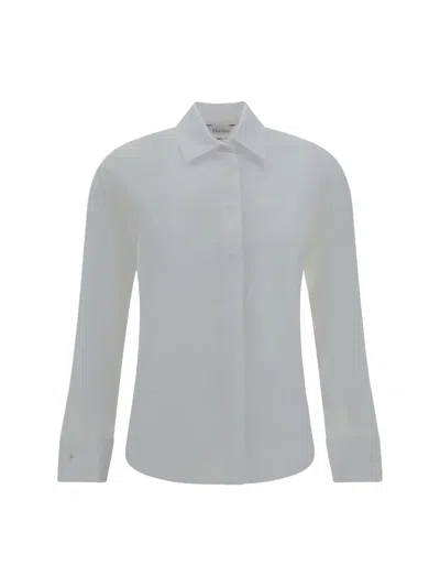 Max Mara Buttoned Long In White