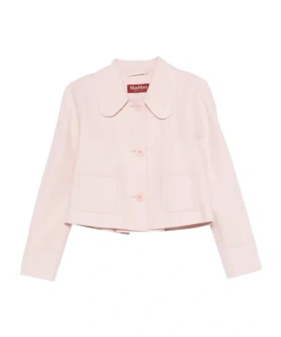 MAX MARA BUTTONED PATCH-POCKET JACKET