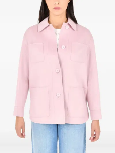 MAX MARA BUTTONED POCKET OVERSHIRT
