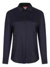 Max Mara Buttoned Shirt In Blue