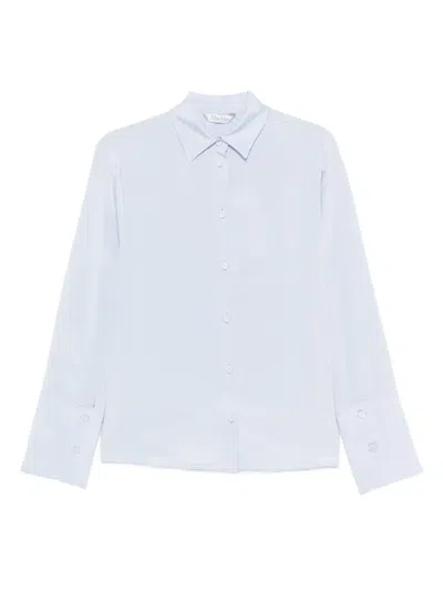 Max Mara Buttoned Shirt In Blue