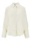 Max Mara Buttoned Shirt In Neutral