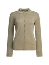 Max Mara Button-up Collared Cardigan In Neutral