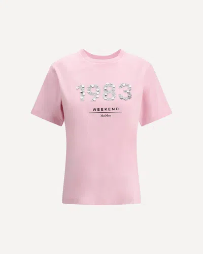 Max Mara Cabina T-shirt In Pink