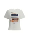 Max Mara Weekend Cabina T-shirt Ricami In Bianco