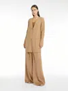 Max Mara Calotta Long Cardigan In Camel