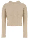 Max Mara Crewneck In Neutrals