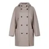 Max Mara Cacha Wool Cashmere Coats In Neutral
