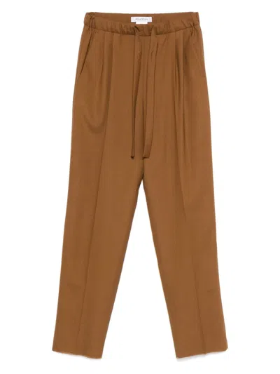 MAX MARA CACHEMIRE FOULÉ PANTS