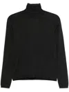 Max Mara Wool And Cashmere High-neck Sweater In Gray