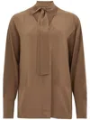 Max Mara 'caco' Blouse  Studio In Brown