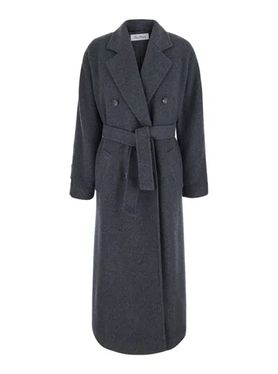 Max Mara Cadmio Coat In Gray