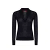 MAX MARA CADUCA RIBBED V-NECK SWEATER