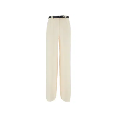 Max Mara Wide-leg Casual Pants In Neutral