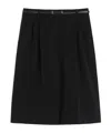 Max Mara Cady Bermuda Shorts In Black