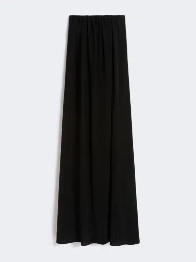 Max Mara Cady Bustier Dress In Black