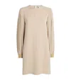 Max Mara Cady Embellished Blouse In Beige