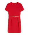 Max Mara Cady Mini Dress In Red
