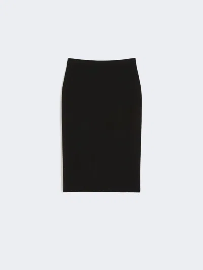 Max Mara Cady Pencil Skirt In Black