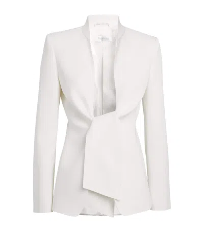 MAX MARA CADY TIE-WAIST BLAZER