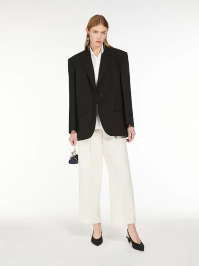 Max Mara Cady Trousers In White