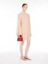 Max Mara Pink Triacetate Blend Madia Dress In Make Up Nude