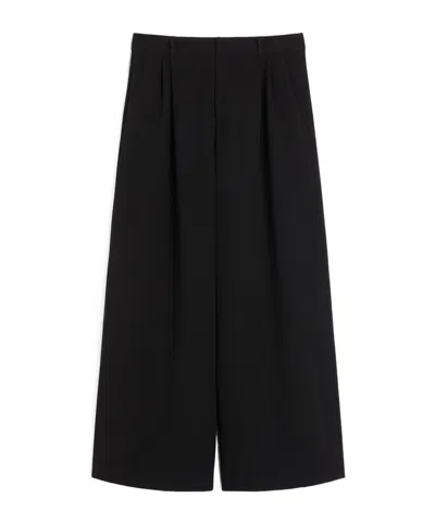 MAX MARA CADY WIDE-LEG TROUSERS