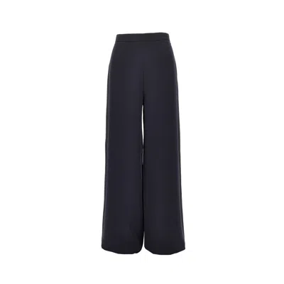 Max Mara Cady Wide-leg Pants In Blue