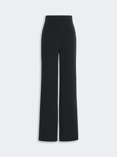 Max Mara Cady Wide-leg Trousers In Blue