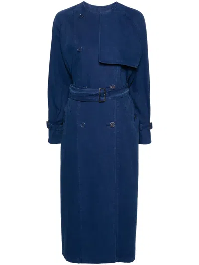 MAX MARA CALAO CANVAS TRENCH COAT