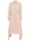Max Mara Calca Midi Dress In Pink