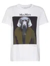 Max Mara Graphic Print T-shirt In White