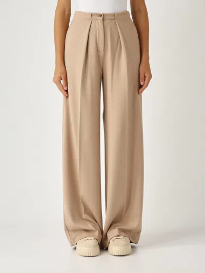 Max Mara Cali Trousers In Brown