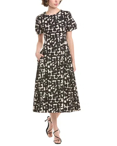 Max Mara Callas Midi Dress In Black