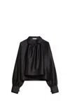 Max Mara Long-sleeved Shirt In Black