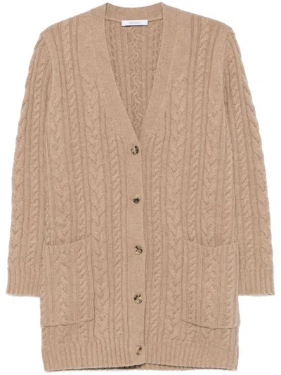 Max Mara Pablo Cardigan In Brown