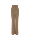 Max Mara Studio Cambusa Tailored Pants In Brown