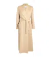 Max Mara Waist Belt Long Length Cardigan Sleeves In Beige