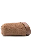 Max Mara Small Teddyrolls Teddy Camel Bag In Camel